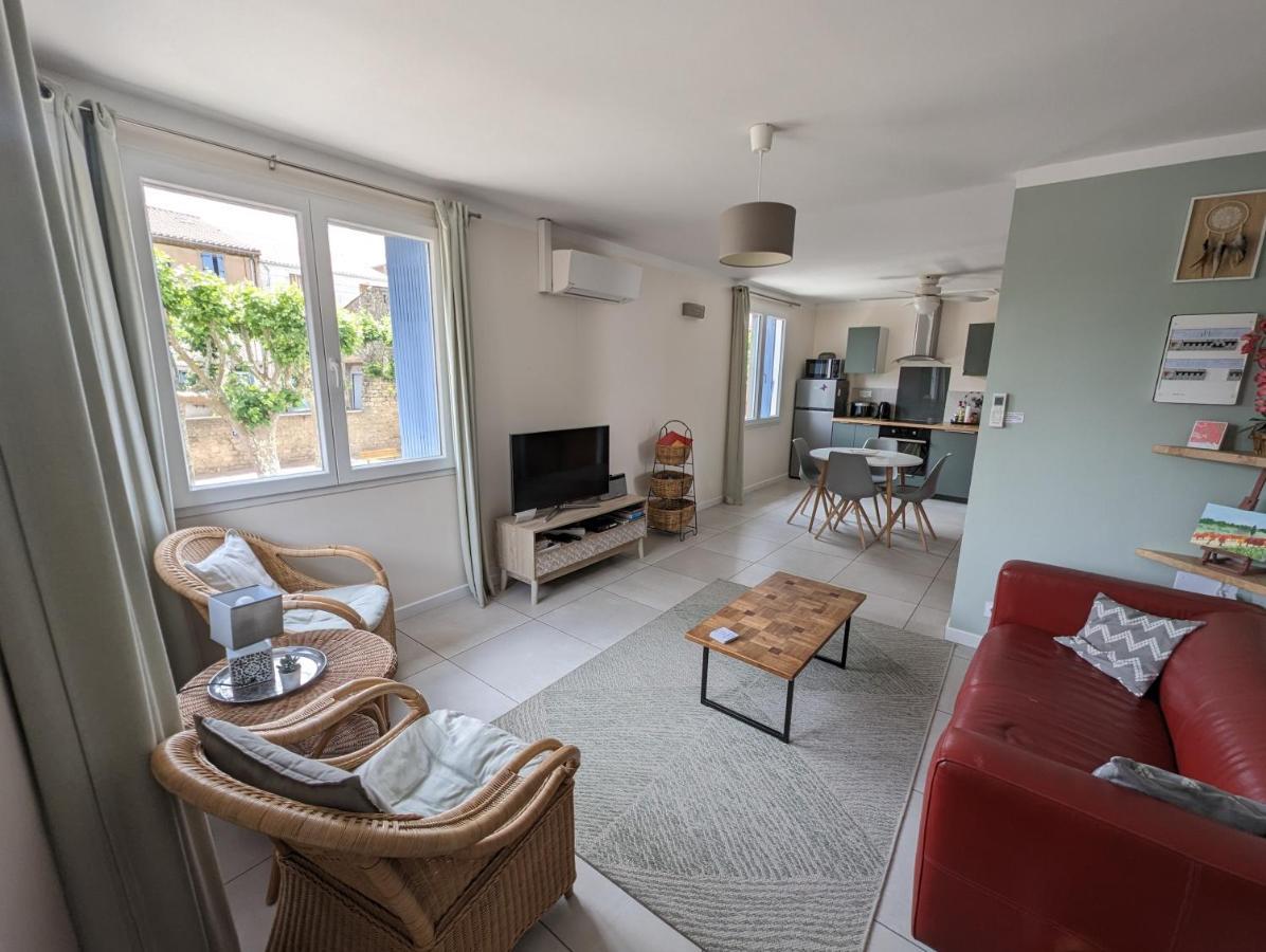 L'Esplanade, Appartement En Centre-Ville Au Calme Puisserguier Zewnętrze zdjęcie